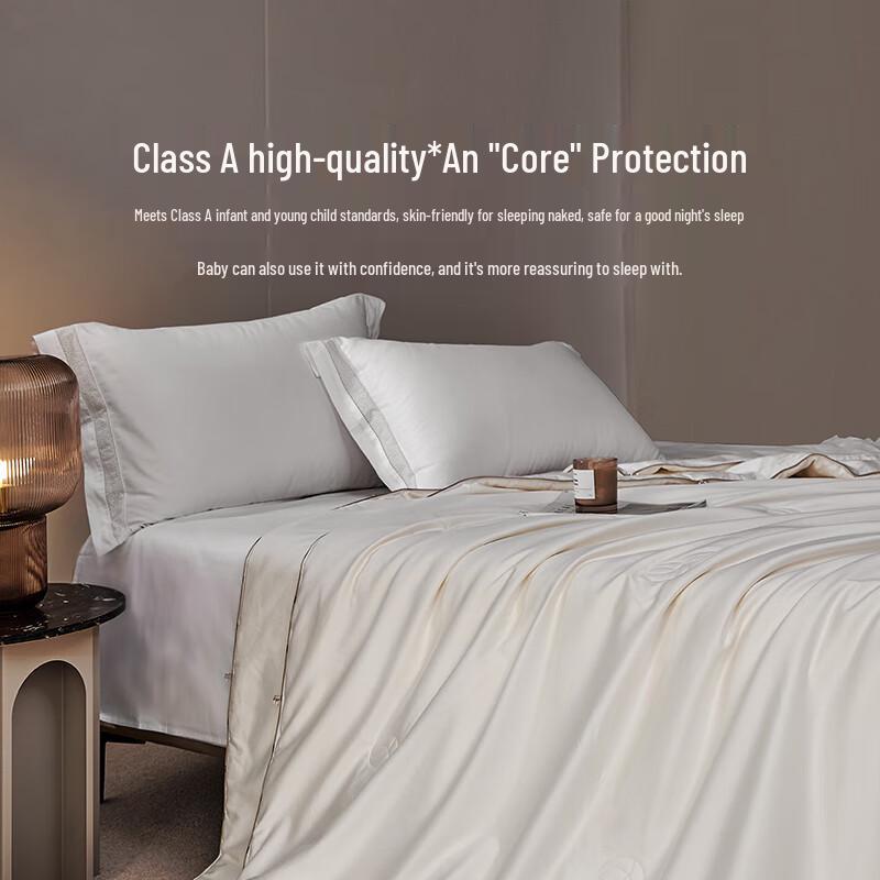 Luolai 100% Mulberry Silk Quilt, 100-Count A-Grade Cotton Cover