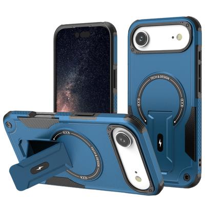 Противоударный чехол-подставка Coque для iPhone 17 Air 16e iPhone17 15 14 Pro Max 16 Plus 12 13 Pro, двухслойные чехлы Funda