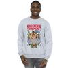 Netflix Mens Stranger Things Christmas Poster Sweatshirt
