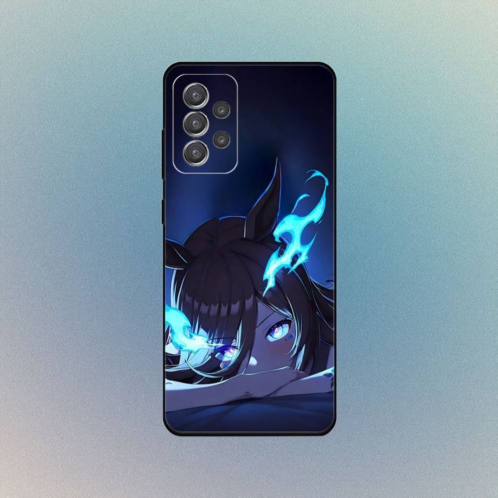 Красивый чехол для телефона Derby U-Uma Musume для Samsung Galaxy S25, S24, S21, S22, S23, S30, с крышкой-подставкой
