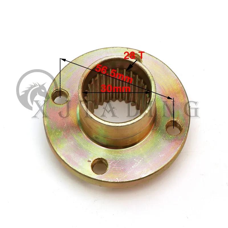 For 50cc-250cc ATV Go kart UTV Buggy Golf Cart Quad Bike Rear Axle Brake Disc Sprocket Mount 17T 23T 28T 31T 32T Teeth Hub