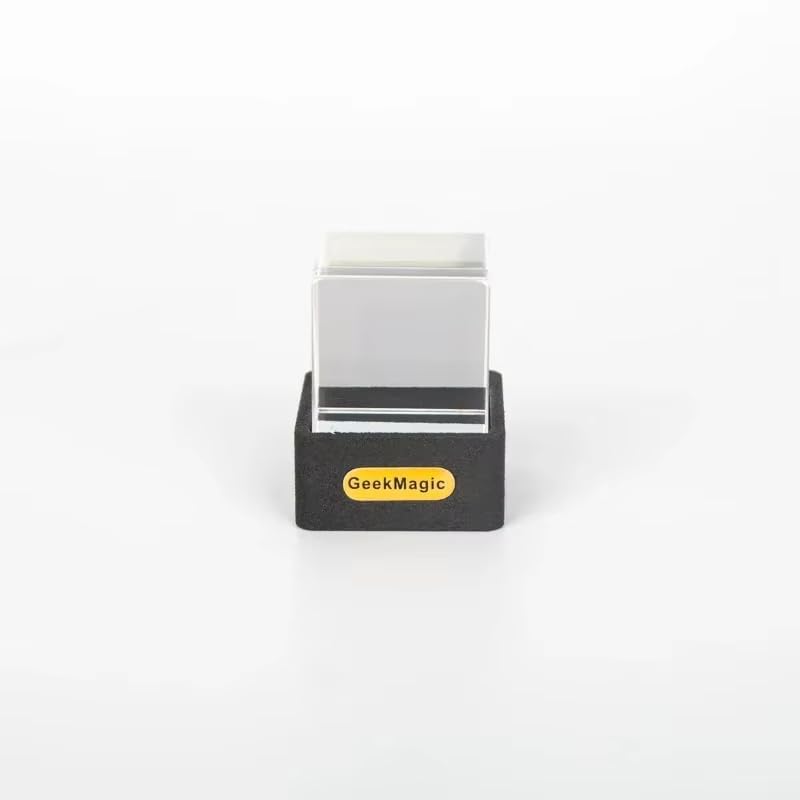 Zmart GeekMagic GIFTV Хрустальный Куб Фотодисплей Голографический Настольный Умная Погодная Станция Цифровые Часы Альбом с GIF-анимацией Голографические Часы Хрустальный Ph