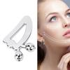 Металлический роликовый массажер для лица из цинкового сплава, подтяжка лица, массажный инструмент Sha, ролик для кожи лица, глаз, шеи B