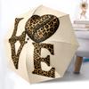 1 шт. Автоматический складной зонт Leopard Love, всесезонный портативный зонт для женщин/мужчин F1124228