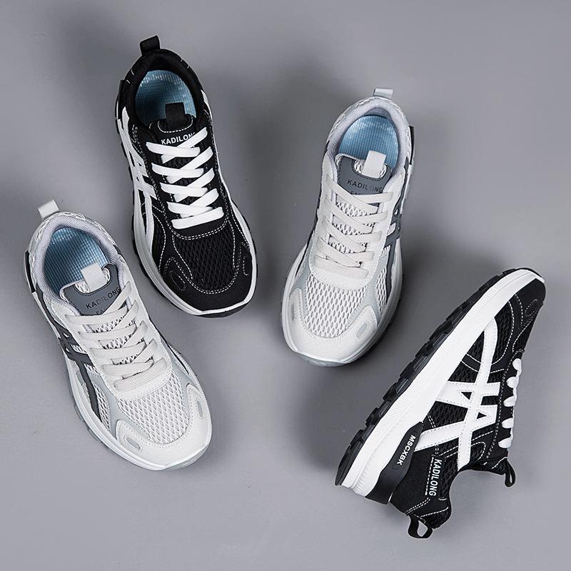 Новые осенние женские спортивные кроссовки на платформе, нескользящие и износостойкие, для бега и повседневной носки, женские универсальные и легкие кроссовки в стиле «папа»