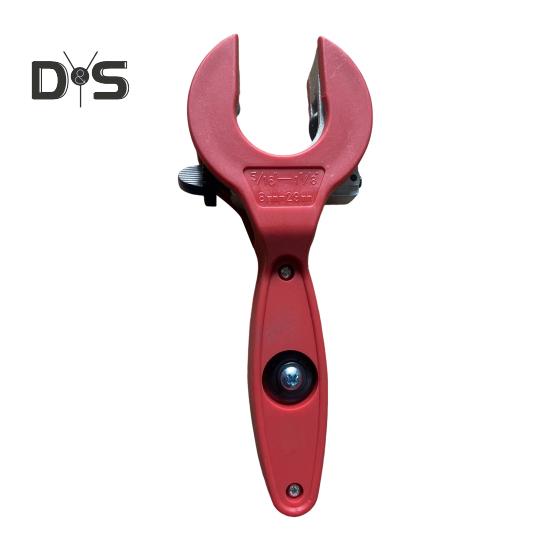 Труборез с храповым механизмом и острым прочным лезвием, сверхпрочный, быстрорежущий инструмент для резки медных труб одной рукой