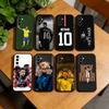 F-Football 10 N-Neymar J-jr Чехол для телефона Черный Силиконовый Мягкий Для Samsung Galaxy A73,A72,A71,A70,A53,A52,A51
