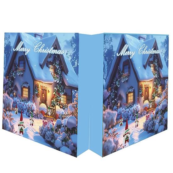 Гном Адвент-календари 2025 24 дня Рождественский календарь обратного отсчета с 24 коллекционными фигурками Светящиеся гномьи украшения для домашнего декора