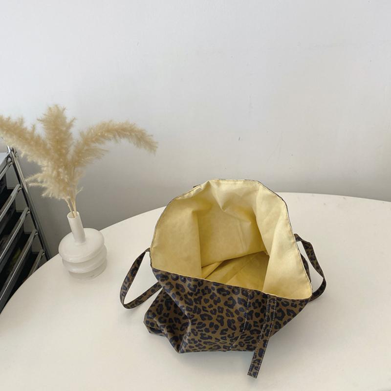 Роскошная сумка-тоут, осенняя модная универсальная сумка через плечо, большая вместимость, сумка-шоппер с леопардовым узором, кошелек