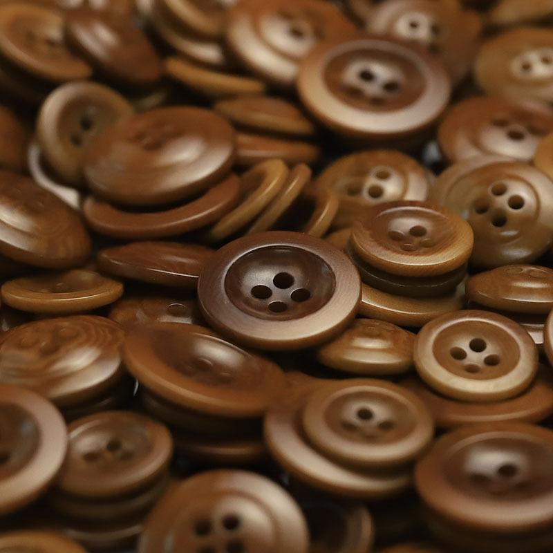 Fruit Clothing Buttons Four-Eye Blazer Fur Coat Buttons Knitted Cardigan Trench Coat Decorative Buttons