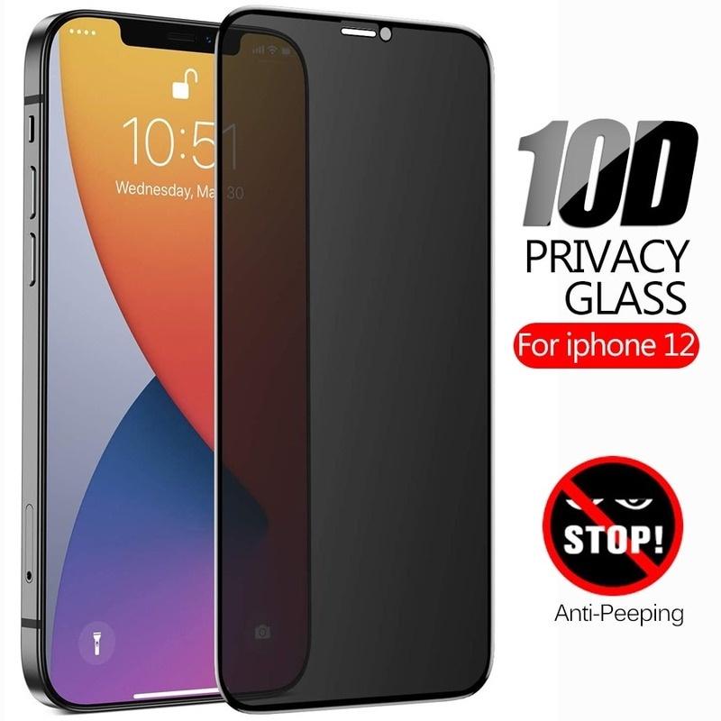 Полное покрытие Защитное стекло с защитой от шпионажа для IPhone17 16 15 14 13 12 11 Pro Max Mini XR XS Max 8 7 6 6s Plus SE Защитная пленка для экрана
