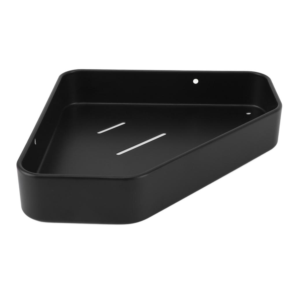 Угловая душевая полка без сверления, простая установка, космический алюминий, нержавеющая, настенная, угловая