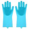 Silicone Kitchen Cleaning Gloves Thicken Dish Washing Gloves Portable Dishwashing Cleaning Gloves