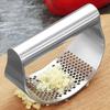 Stainless Steel Garlic Press Squeezer Manual Garlic Ginger Crusher Garlic Cutting Mince Tools Kitchen Gadgets