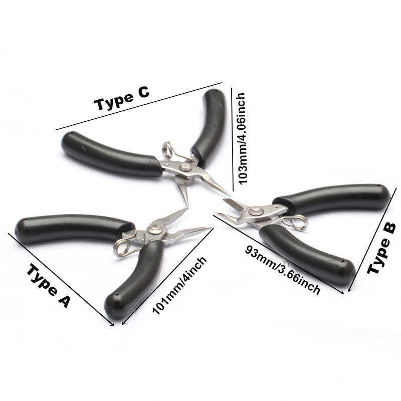 1-3pcs Stainlesss Steel Pliers Jewelry Making Pliers Tools Wire Cutter for Jewelry Repair Wire Wrapping, Crafts, Jewelry Making Supplies