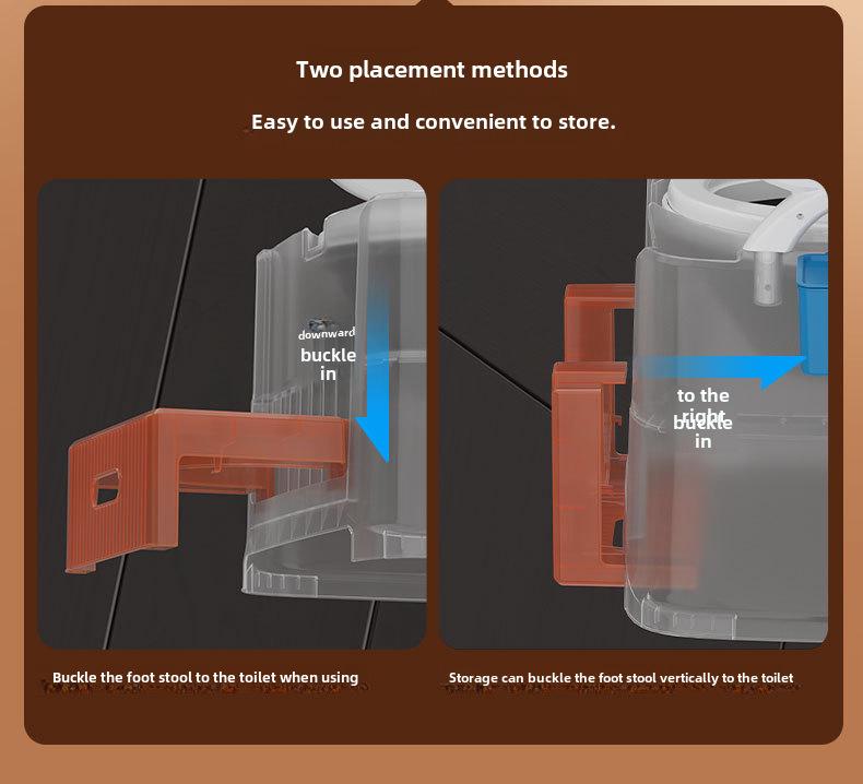 Portable Adult & Elderly Deodorant Toilet Stool for Home