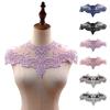 Lace Embroidered Fake Collar Hollow See-through Lace Flower Pattern FALSE Collar Lace Embellished