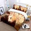 Golden horse with feathers. Bedding sets Duvet cover sets Duvet covers Pillowcases(1 * Duvet Cover 2 * Pillowcases, without duvet insert)