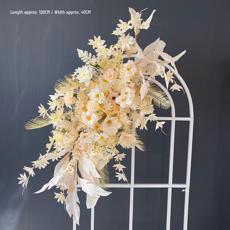 Искусственный Цветочный Декор для Свадебного Места Проведения: для Дорожки, Сцены и Банкетного Зала