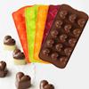 15 Hole Heart Shape Silicone Mold Fondant Cake Mold Mini Non Stick Pudding Soap Chocolate Candy Mould Cake Decoration Tools