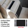 Carbon Fiber Stickers Air Outlet Air Conditioner Vents Modification Cover Trim Strips For BMW 3 Series E46 Car Inner