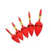 5pcs/set High Quality Plastic Bobber Eva Foam Ball Boia Fishing Night Float Light Stick