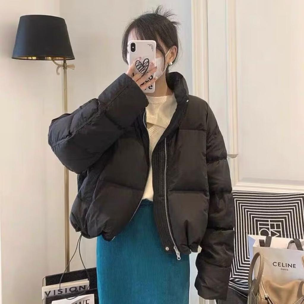 Зимняя повседневная женская теплая хлопковая куртка, короткая женская куртка-хлеб, топ, женское зимнее пальто, пальто