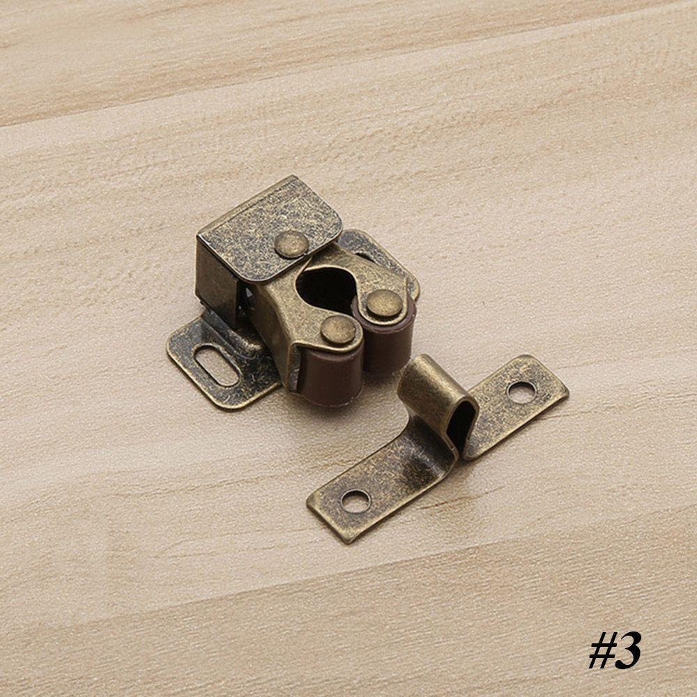 2SET Wardrobe Screws Hardware Magnet Closer Damper Buffer Cabinet Catches Door Stopper