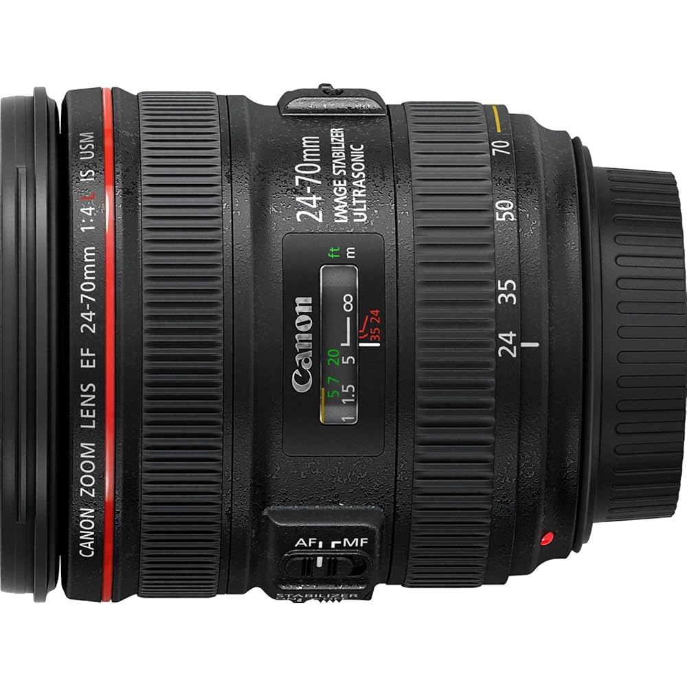 Стандартный зум-объектив Canon EF24-70mm F4 L IS USM, совместимый с полнокадровыми камерами