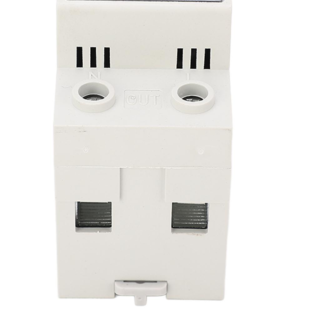 Защитник напряжения тока с автоматическим сбросом и цифровым дисплеем. Устройство защиты от перенапряжения и понижения напряжения для дома H