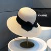 Летняя шляпа женская солнцезащитная солнцезащитная соломенная соломенная шляпа морской пляж шляпа от солнца бант шляпа-котелок