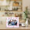 Розовая рамка для фото в стиле шинуазри с цветами 5x7, Декор для комнаты Love Shack Fancy, Французская toile с цветами в стиле грандмиллениал, Фоторамки для стола