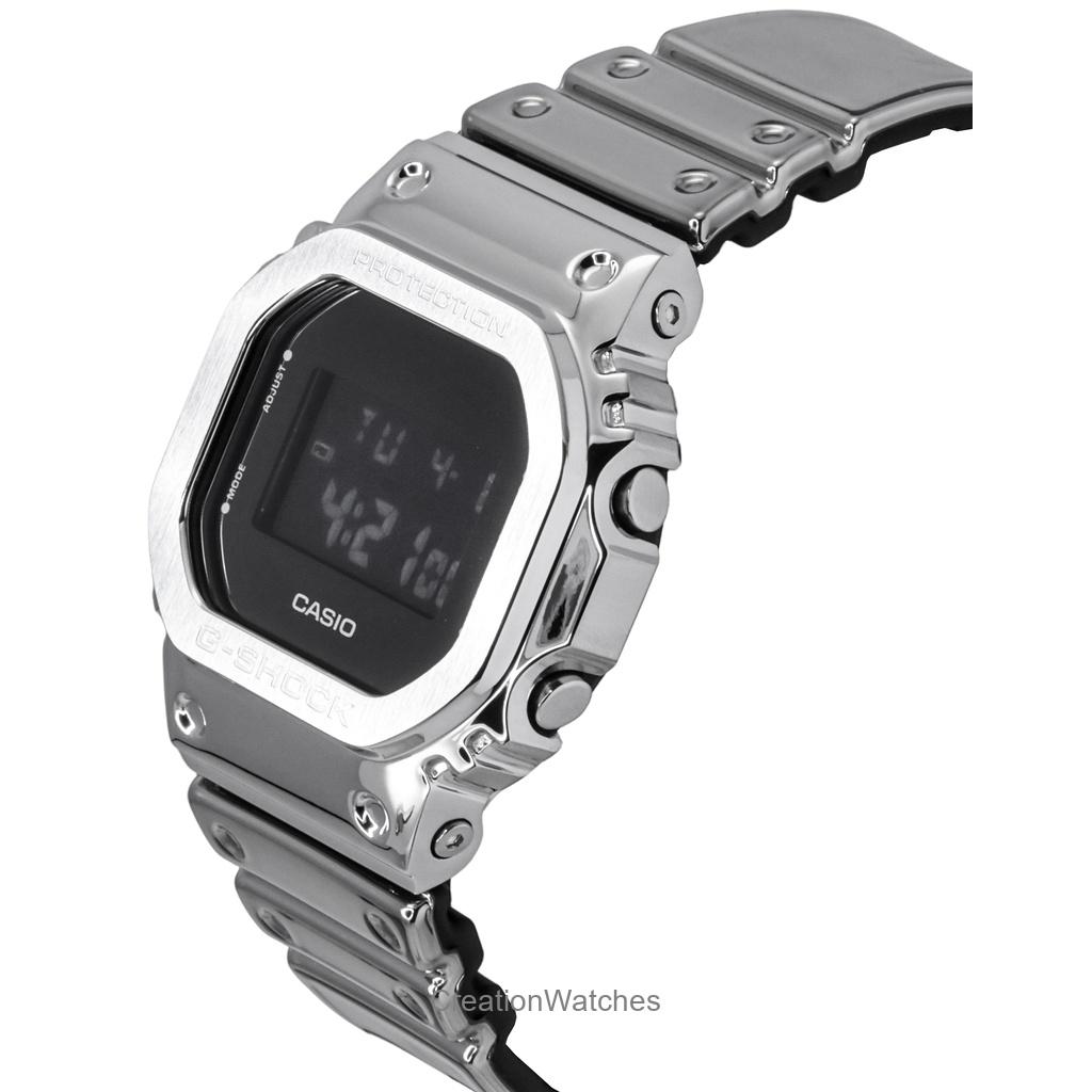 Casio G-Shock G-Steel Digital Fine Metallic Tough Silicone Strap Quartz GM-5600YM-8 200M Мужские часы