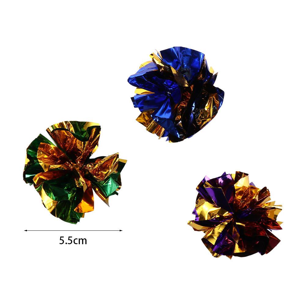 5 шт. Интерактивная кошачья погремушка бумажный мячик случайного цвета игрушка-когтеточка для кошек игра