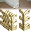 Traditional Aesthetic Elegant Copper Corner Protectors with Chinese Antique Design for Preserving Furniture Edges Corner