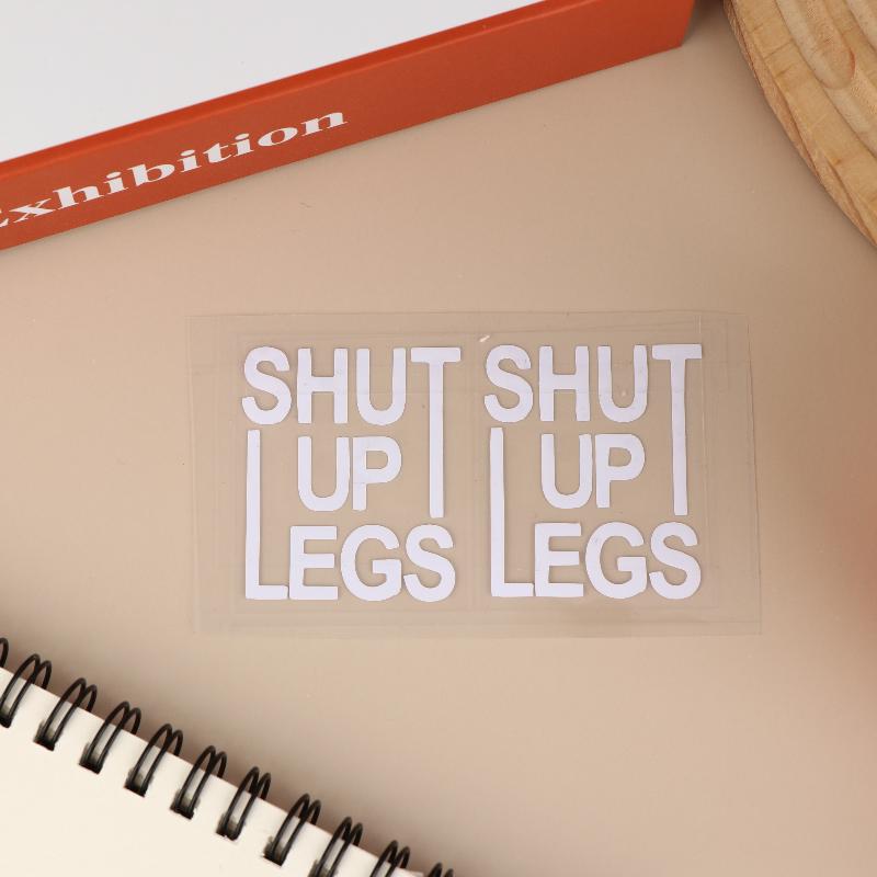 2 шт. Наклейки на верхнюю трубу рамы велосипеда Заткнитесь, ноги Велосипедная наклейка Водонепроницаемая виниловая наклейка Украшение Для аксессуаров для горного велосипеда