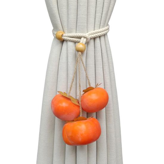 Хэллоуин Тыква Подхват для штор Фермерский дом Регулируемый ремешок Фрукт Овощ Декоративная драпировка Держатели для оконных штор Подхваты Аксессуары для штор