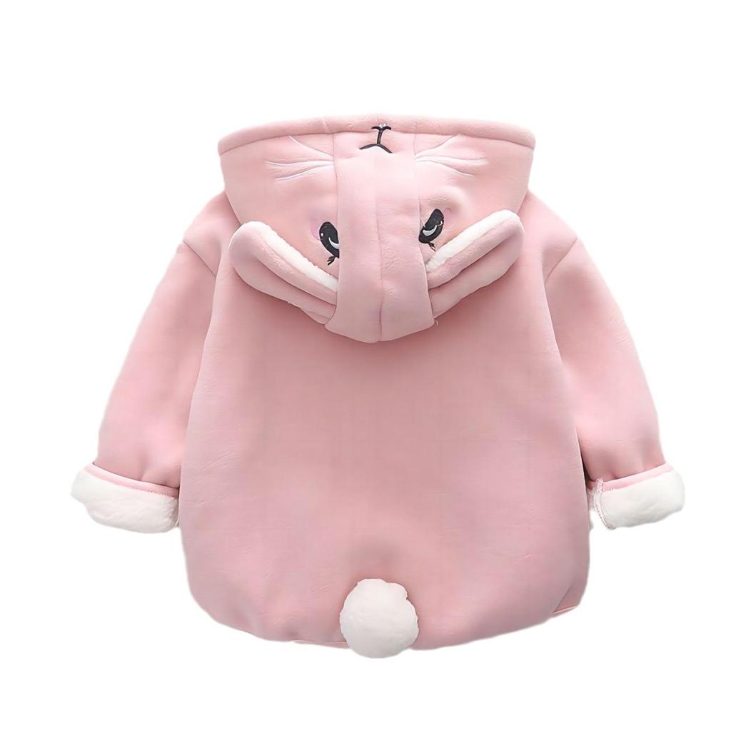Children's Thickened Fleece Winter Jacket - Warm Sweatshirt for Boys and Girls