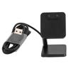 Smartwatch Charging Dock Replacement Charger Stand Holder Magnetic Cable USB for Fit 3 SM‑R390 Black