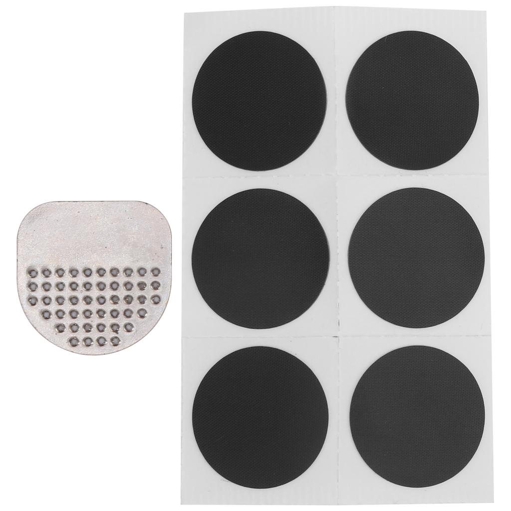 Набор латок для ремонта велосипедных камер, бесклеевые резиновые латки для прокола велосипедной камеры с рашпилем