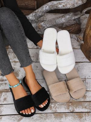 Женские модные нескользящие износостойкие льняные плетеные плоские шлепанцы