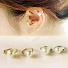 Korean Pearl Ear Cuff U Clip Earrings - No Piercing Needed