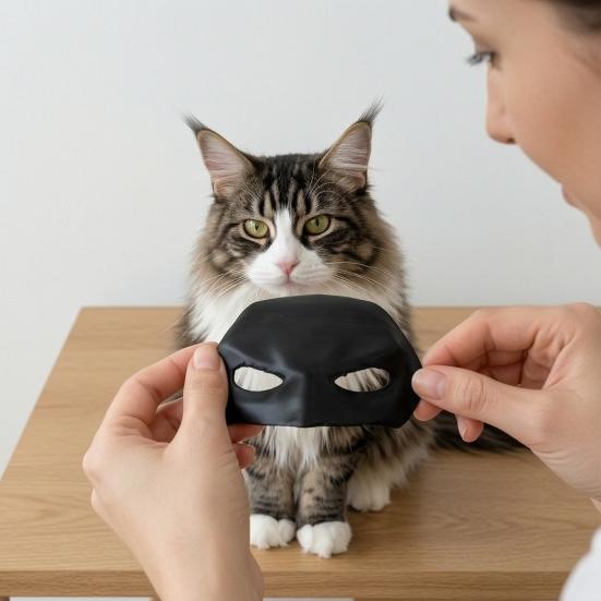 Супергерой Летучая Мышь Кошка Маска Черная Летучая Мышь Кошка Косплей Маска Легкая Маска Кошки на Пол-лица