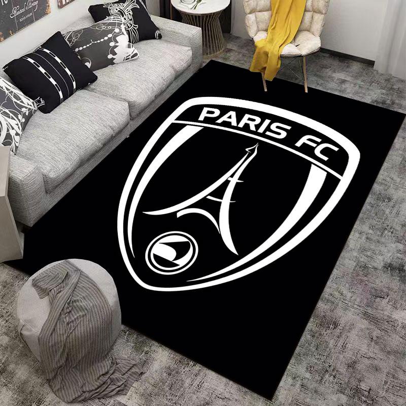 Paris FC Logo Carpet suitable as a non-slip mat for the living room or bedroom sofa
