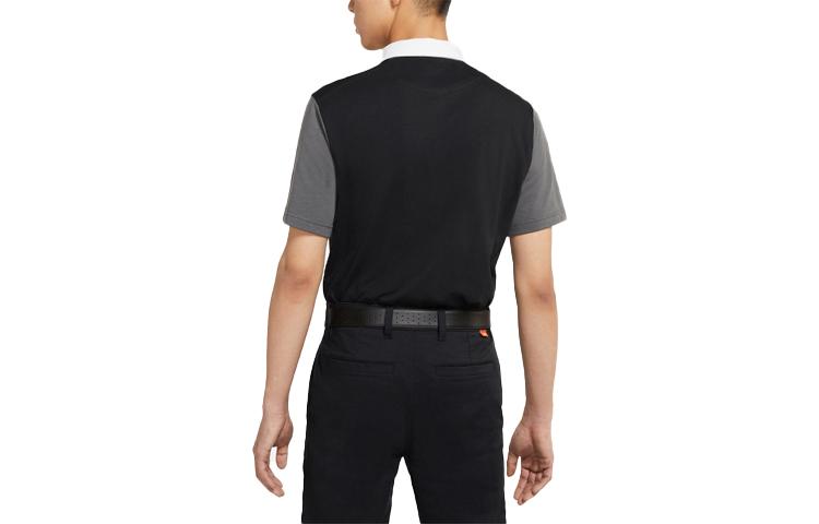 Nike Мужские рубашки-поло Черный воротник-поло Умеренный Другое CV3495-010
