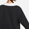 Nike Спортивная одежда Essential Color Block Print Training Casual Свободная легкая футболка с отложным воротником и длинным рукавом с заниженной линией плеч, женские топы FB8721-010
