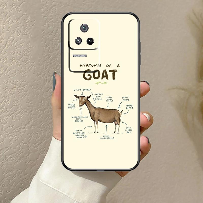 Чехол с козами для Xiaomi 15 14 Ultra 13T 14T 15T Pro 17 Pro Max POCO X7 Pro X3 X5 X6 F5 F6 F7 F8
