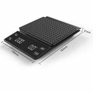 Kitchen Tools Coffee Scale With Timer Digital Multifunction Weighing Scale 3Kg0.1G Pour Over Drip Espresso Scale Lcd Display