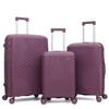 Set of 3 Polypropylene "Travel Light" Suitcases - LYS Paris 2551/3