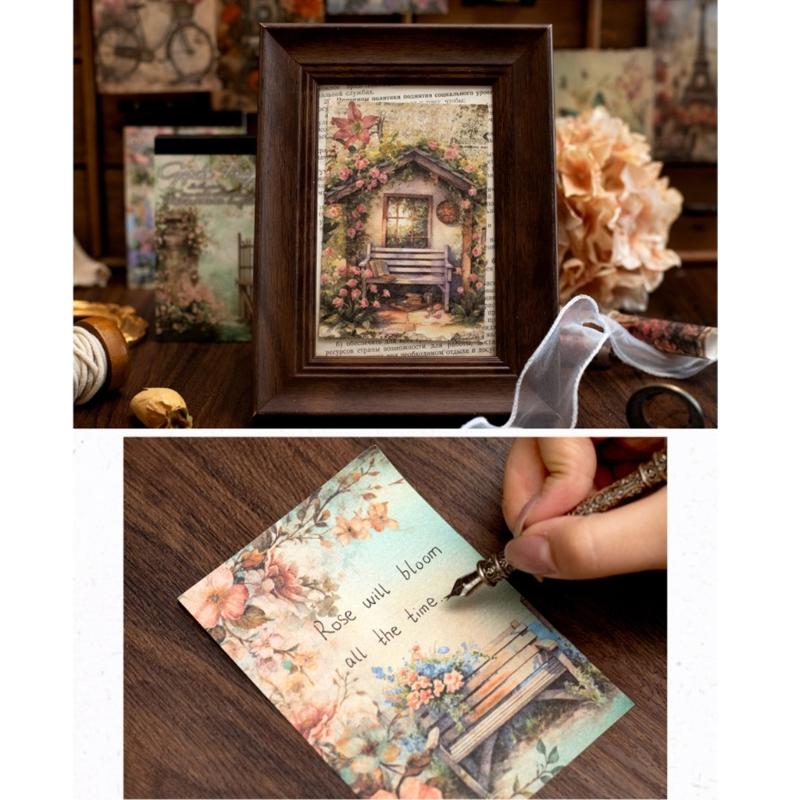 100 Sheets Retro Scrapbooking Backgrounds Paper Journaling Craft Paper For Journaling Cardmaking And Art Craft Project